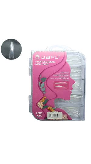 DAFU UNHA TIPS BAILARINA CURVATURA C ALONGADA TRANSPARENTE