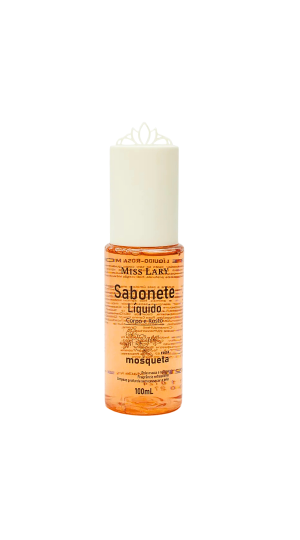 MISS LARY SABONETE LIQUIDO ROSA MOSQUETA CORPO E ROSTO 100ML