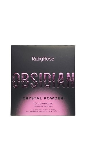 RUBY ROSE OBSIDIAN PÓ  COMPACTO COR PC15 9,6G