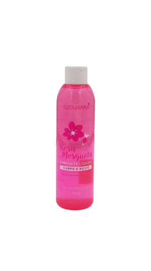 LUDURANA SABONETE ROSA MOSQUETA CORPO/ROSTO 200ML
