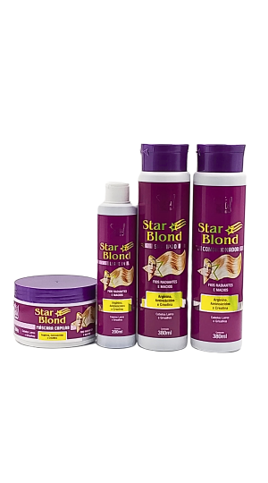 SOUL STAR BLOND MATIZADOR KIT CAPILAR COM 4 UNIDADES