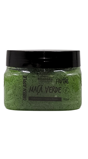 RHENUKS ESFOLIANTE CORPO E ROSTO MAÇÃ VERDE 300G