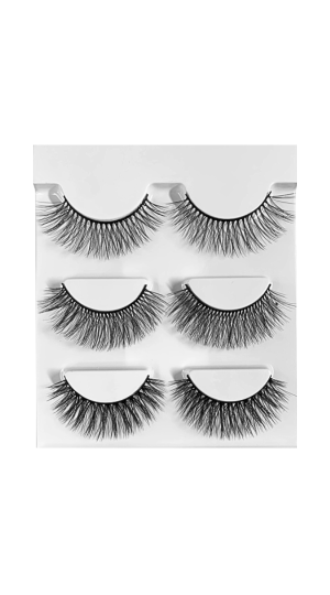 BILANSY CILIOS POSTIÇO COM 3 PARES 001