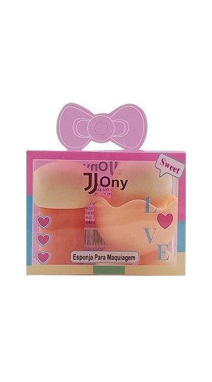 JONY KIT DE ESPONJA + COGUMELO COR BEGE