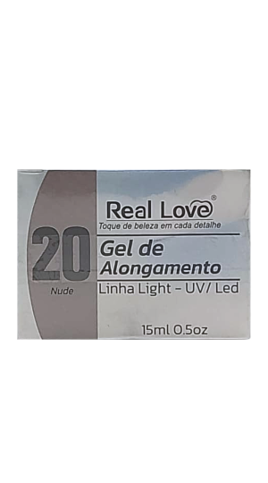 REAL LOVE GEL DE ALONGAMENTO  COR  20 NUDE 15ML