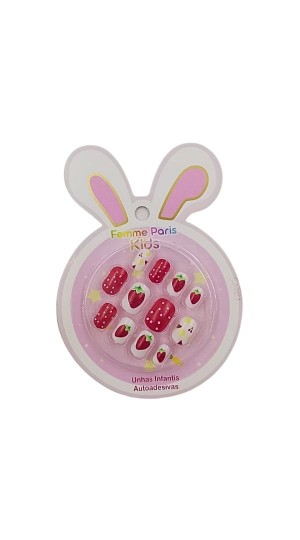 FEMME PARIS UNHAS POSTIÇAS INFANTIL 2 C/12