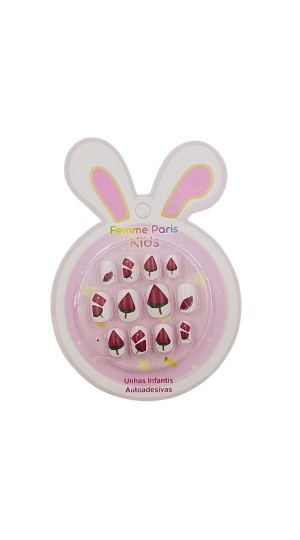 FEMME PARIS UNHAS POSTIÇAS INFANTIL 3 C/12