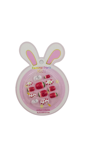 FEMME PARIS UNHAS POSTIÇAS INFANTIL 4 C/12