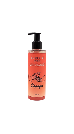 LA BELLE PARIS SABONETE LIQUIDO PAPAYA 200ML 