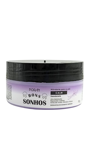 PORAN BONS SONHOS HIDRATANTE PARA OS PÉS CALM 150G 