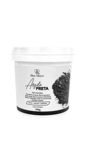 BLUE MOON ARGILA PRETA  100G