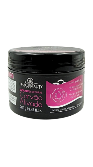 PHÁLLEBEAUTY ESFOLIANTE CARVÃO ATIVADO 280G