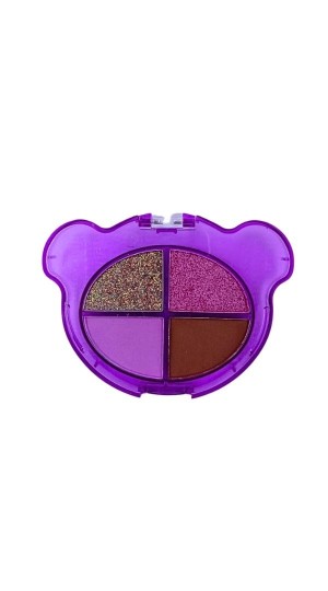 CITY GIRLS PALETA DE SOMBRA C/GLITTER GUMMY JELLY COR C 4,3G 