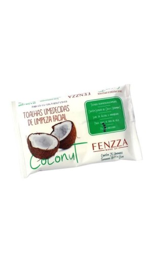 FENZZA TOALHAS UMEDECIDAS COCONUT