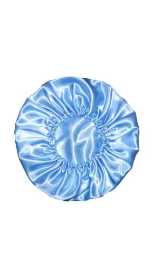 TOUCA DE CETIM AZUL CLARO