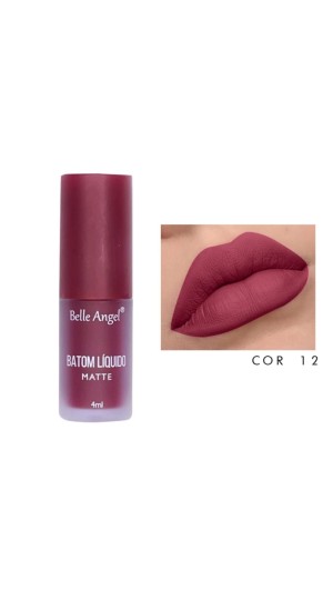 BELLE ANGEL BATOM LIQUIDO COR 12 4ML