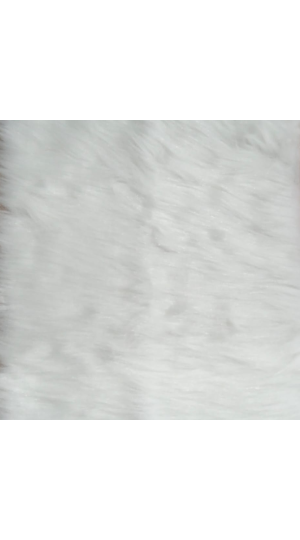 TAPETE PELO ALTO 33X41 BRANCO