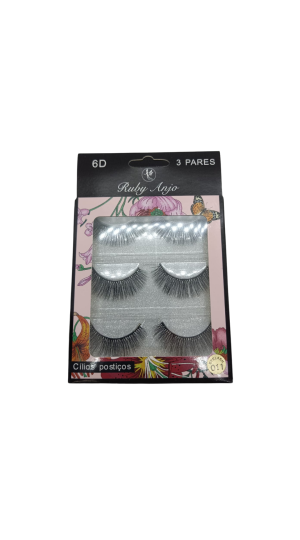 RUBY ANJO CILIOS POSTIÇO C/3 PARES 011