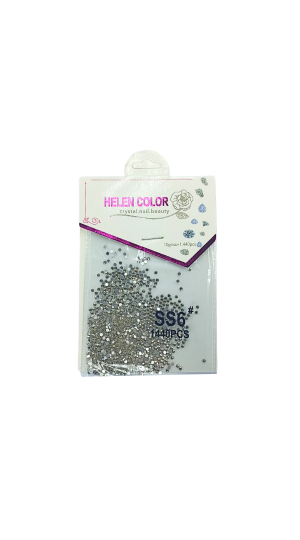 HELEN COLOR STRASS SS6 1440 PEÇAS PRATA