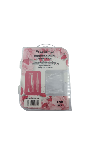 DAFU NAIL TIPS MOLDE F1 C/100 REF:DF-JM120-1