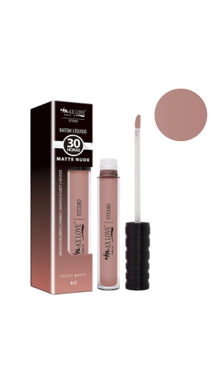 MAX LOVE BATOM LIQUIDO 30 HORAS MATTE NUDE 4ML 670