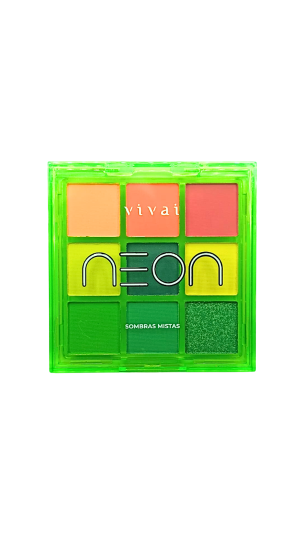 VIVAI ESTOJO DE SOMBRAS MISTAS NEON 11G COR 1