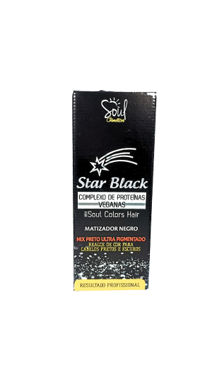 SOUL STAR BLACK MATIZADOR NEGRO KIT CAPILAR COM 3 UNIDADES