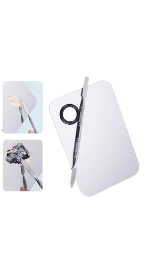 PLACA PARA BASE COM FURO QUADRADA