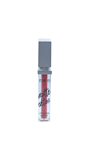 PINK 21 LIP GLOSS MATTE EDITION 5ML COR 01