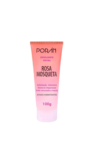 PORAN ESFOLIANTE FACIAL ROSA MOSQUETA 100G